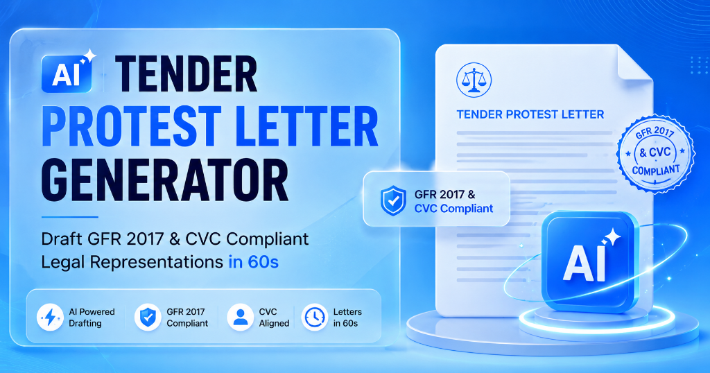 AI Tender Protest Letter Generator - Draft in 60s