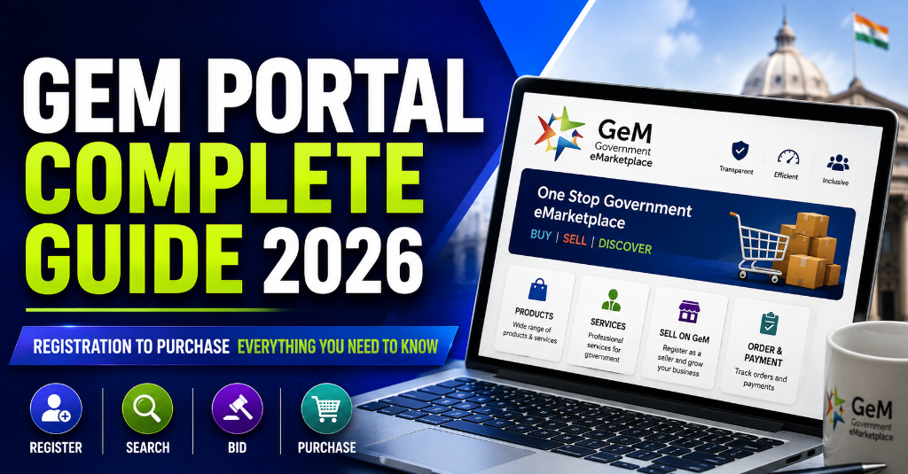 GeM Portal Complete Guide 2026 Registration to Purchase