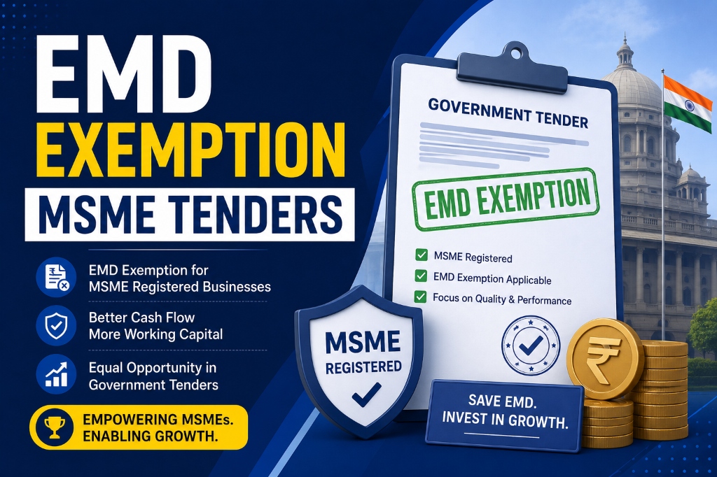 EMD Exemption for MSME Tenders India 2026 - GFR 2017 Rule 170 Complete Guide
