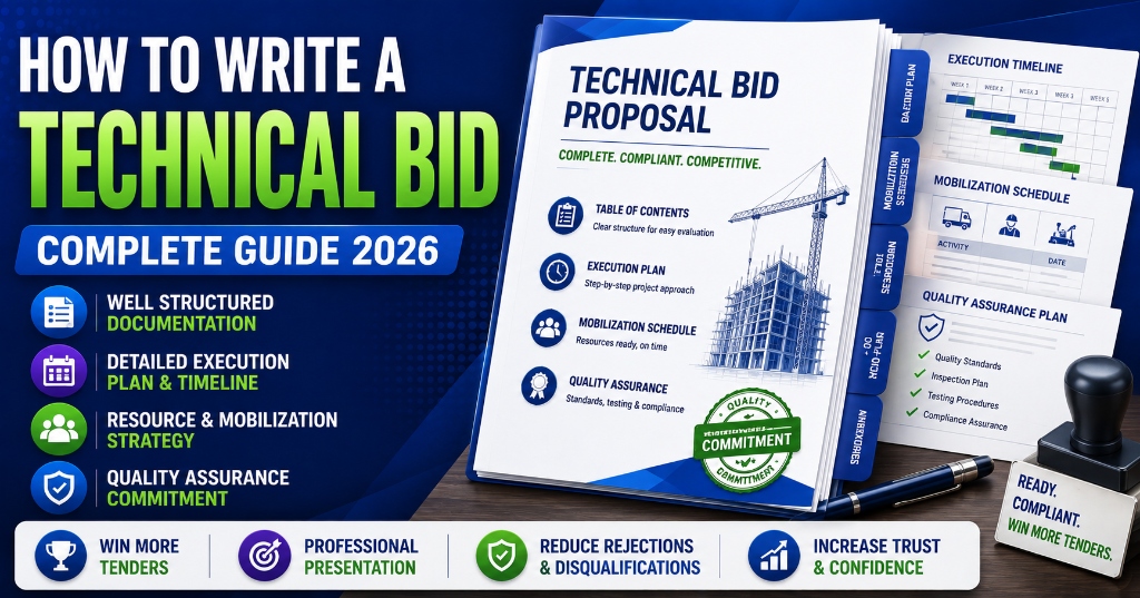 How to Write a Technical Bid for Government Tenders in India (2026): The Complete MSME Guide
