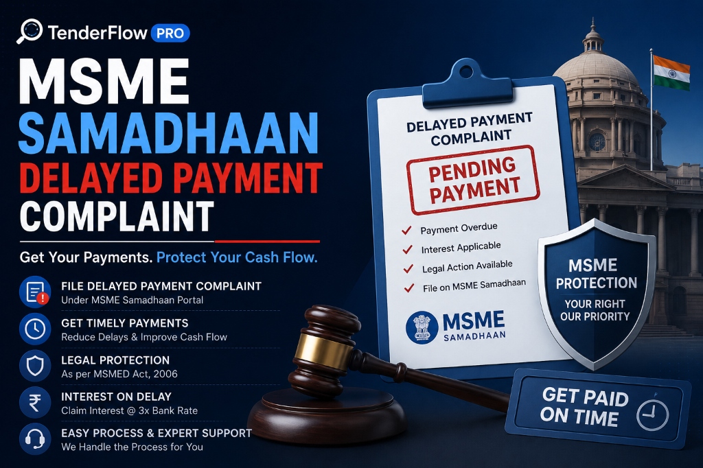 MSME Samadhaan Delayed Payment Complaint: Complete Filing Guide 2026 | Recover Dues + Interest