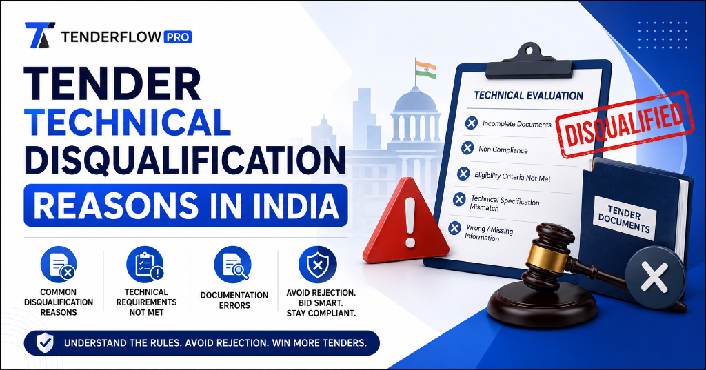 Tender Technical Disqualification Reasons in India (2026): 15 Fatal Mistakes & How to Avoid Them