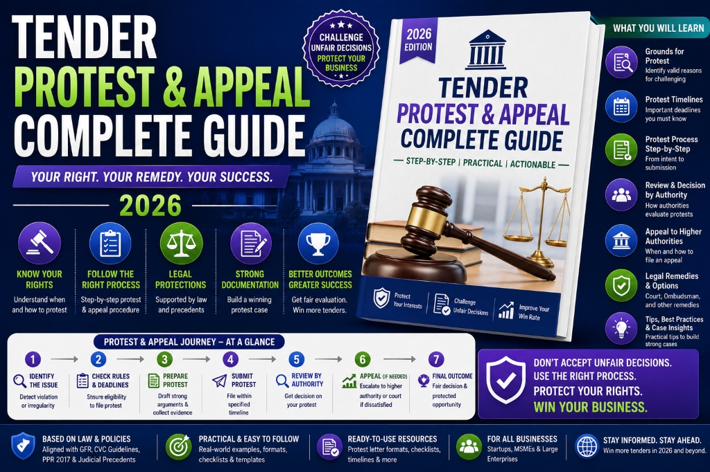Tender Protest & Appeal Complete Guide 2026: How to Challenge Unfair Tender Decisions, Win Reversals & Recover Lost Contracts Under GFR 171