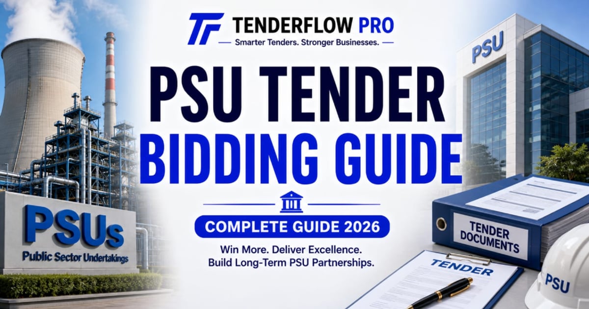 PSU Tender Bidding Guide Complete 2026 Edition