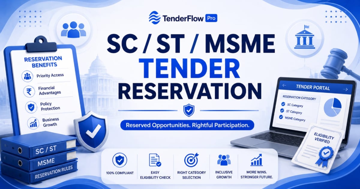 SC/ST MSME Tender Reservation Complete Guide 2026