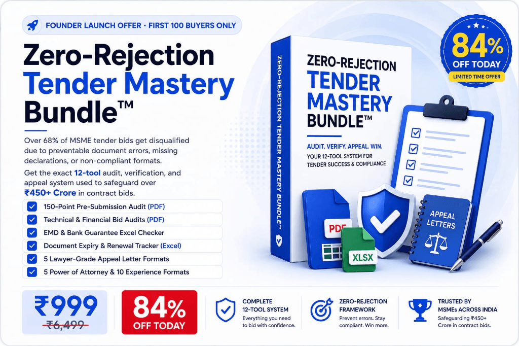 Zero-Rejection Tender Mastery Bundle™