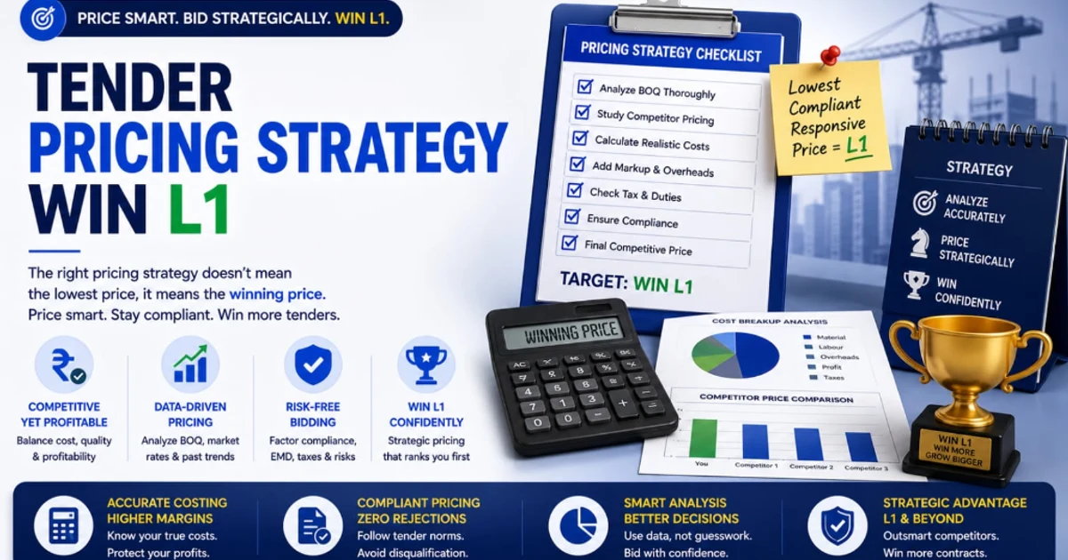 Tender Pricing Strategy to Win L1 Complete Guide 2026